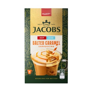 JACOBS | Στιγμιαίος Καφές Iced Cappuccino Salted Caramel 8x17.8g