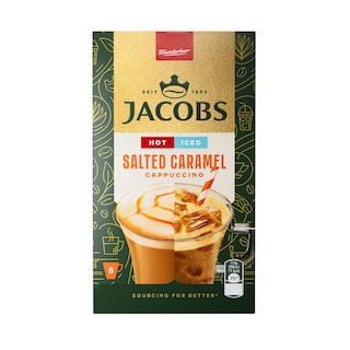 JACOBS | Στιγμιαίος Καφές Iced Cappuccino Salted Caramel 8x17.8g