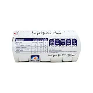 ΧΡΥΣΑ ΑΥΓΑ | Αυγά Ελευθέρας Βοσκής 6 Τεμ. Έκπτωση 0.50Ε