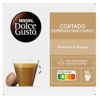 NESCAFE | DOLCE GUSTO | Coffee Capsules Dolce Gusto Cortado Espresso Macchiato 100.8g