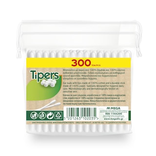 TIPERS | Μπατονέτες Natura 300 Τεμάχια