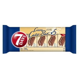 7DAYS | Cake Bar Κακάο με Γέμιση Βανίλια 5x30g