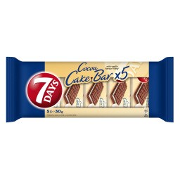7DAYS | Cake Bar Κακάο με Γέμιση Βανίλια 5x30g