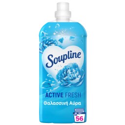 SOUPLINE | Συμπυκνωμένο Μαλακτικό Active Fresh Θαλασσινή Αύρα 56 Μεζούρες
