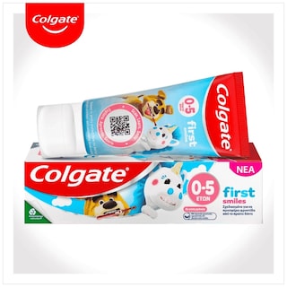 COLGATE | Οδοντόκρεμα Kids First Smiles 0-5 Ετών 50ml