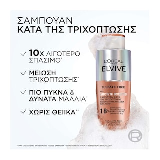 ELVIVE | Σαμπουάν Growth Booster Τριχόπτωσης 200ml
