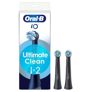 ORAL B | Ανταλλακτικές Κεφαλές iO Ultimate Clean Black 2 Τεμάχια