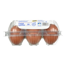 ΧΡΥΣΑ ΑΥΓΑ | Φρέσκα Αυγά Αχυρώνα 6 Τεμάχια