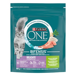 PURINA ONE | Γατοτροφή Delicate Γαλοπούλα & Ρύζι 800g
