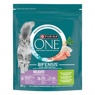 PURINA ONE | Γατοτροφή Delicate Γαλοπούλα & Ρύζι 800g