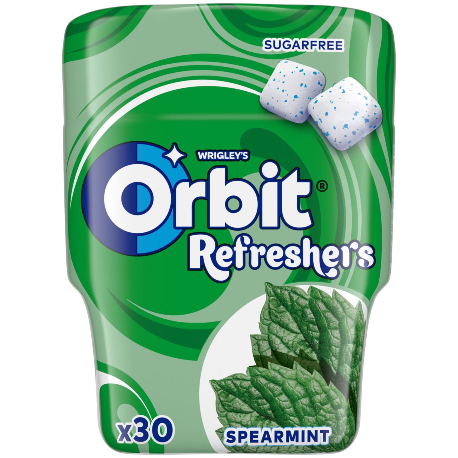 ORBIT Τσίχλες Refreshers Δυόσμος 67g