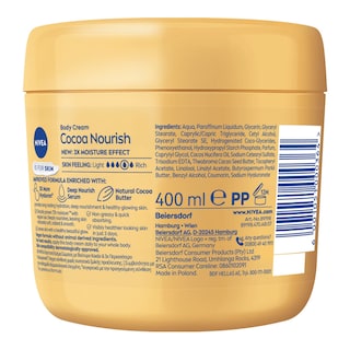 NIVEA | Κρέμα Σώματος Cocoa Nourish 400ml