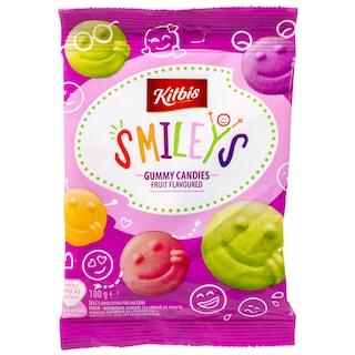 KITBIS | Ζελεδάκια Smileys Γεύση Φρούτων 100g