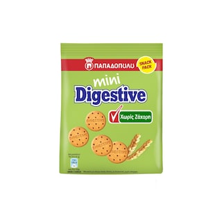 ΠΑΠΑΔΟΠΟΥΛΟΥ | DIGESTIVE | Biscuits Mini Digestive Sugar Free 70g
