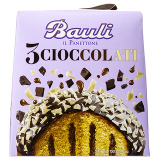 BAULI | Panettone Σοκολάτα 3 Cioccolati 750g
