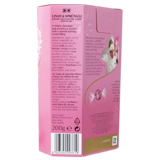 LINDT | Σοκολατάκια Lindor Φράουλα Κρέμα 200g