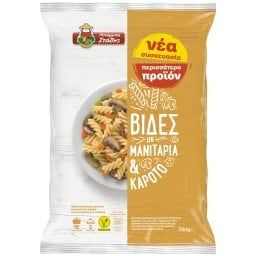 ΜΠΑΡΜΠΑ ΣΤΑΘΗΣ | Βίδες με Μανιτάρια & Καρότο Vegan 750g
