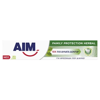 AIM | HERBAL | Οδοντόκρεμα Family Protection Herbal 75ml