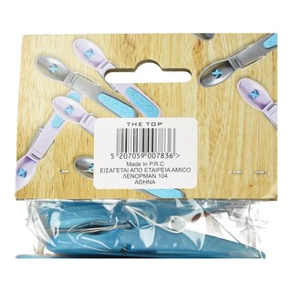 THE TOP | Μανταλάκια Χρωματιστά 14 Τεμάχια 1+1 Δώρο