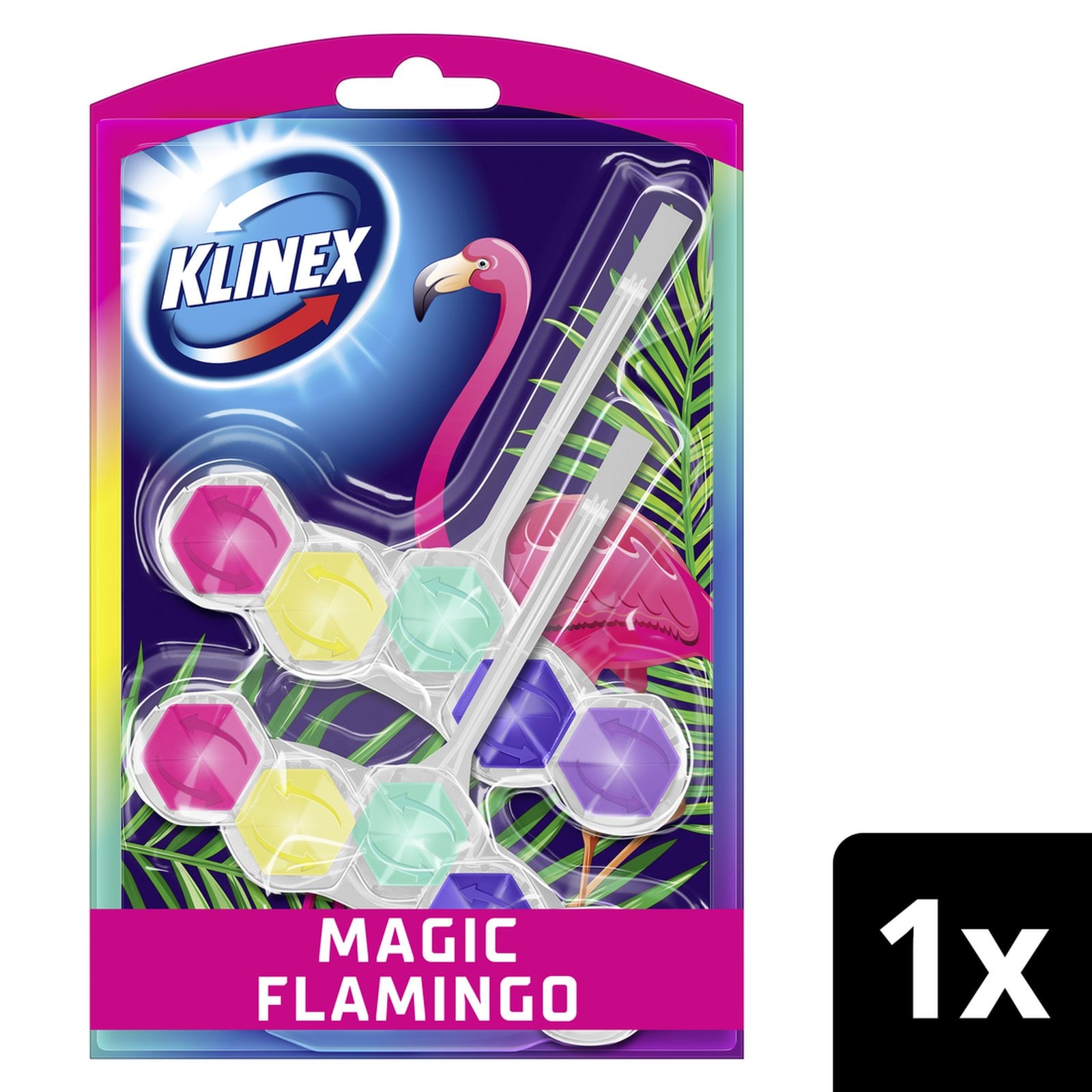 KLINEX WC Block Power 5 Magic Flamingo 2x50g