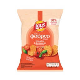 LAYS | Τσιπς Φούρνου Τομάτα και Βασιλικός 105g