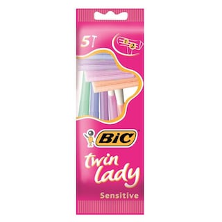 BIC | Ξυραφάκια Twin Lady Sensitive 5 Τεμάχια