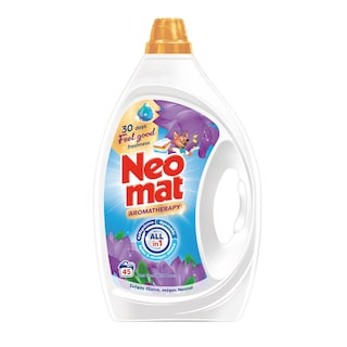 NEOMAT | Υγρό Πλυντηρίου Ρούχων Aromatherapy Allin1 Feel Good Blue Lotus 45 Μεζούρες