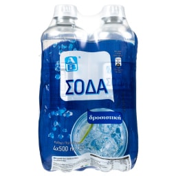 ΑΒ | Σόδα Φιάλη 4x500ml