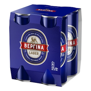 ΒΕΡΓΙΝΑ | Μπύρα Lager Κουτί 4x500ml