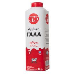 ΑΓΝΟ | Φρέσκο Γάλα Πλήρες 3.7% 1lt