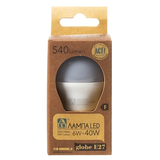 ΑΒ | Λάμπα Led Globe E27 5.5W 1 Τεμάχιο