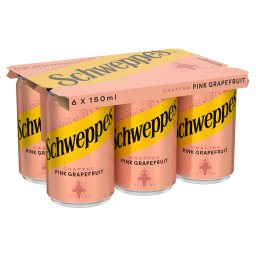 SCHWEPPES | Αναψυκτικό Pink Grapefruit Κουτί 6x150ml