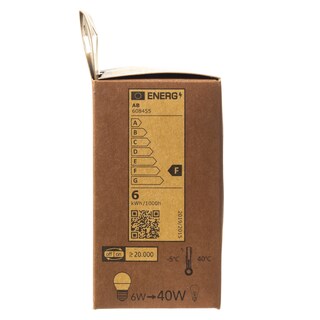 ΑΒ | Λάμπα Led Globe E27 5.5W 1 Τεμάχιο