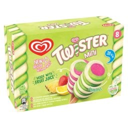 ΕΒΓΑ | Παγωτό Twister Mini Pineapple 8x39g