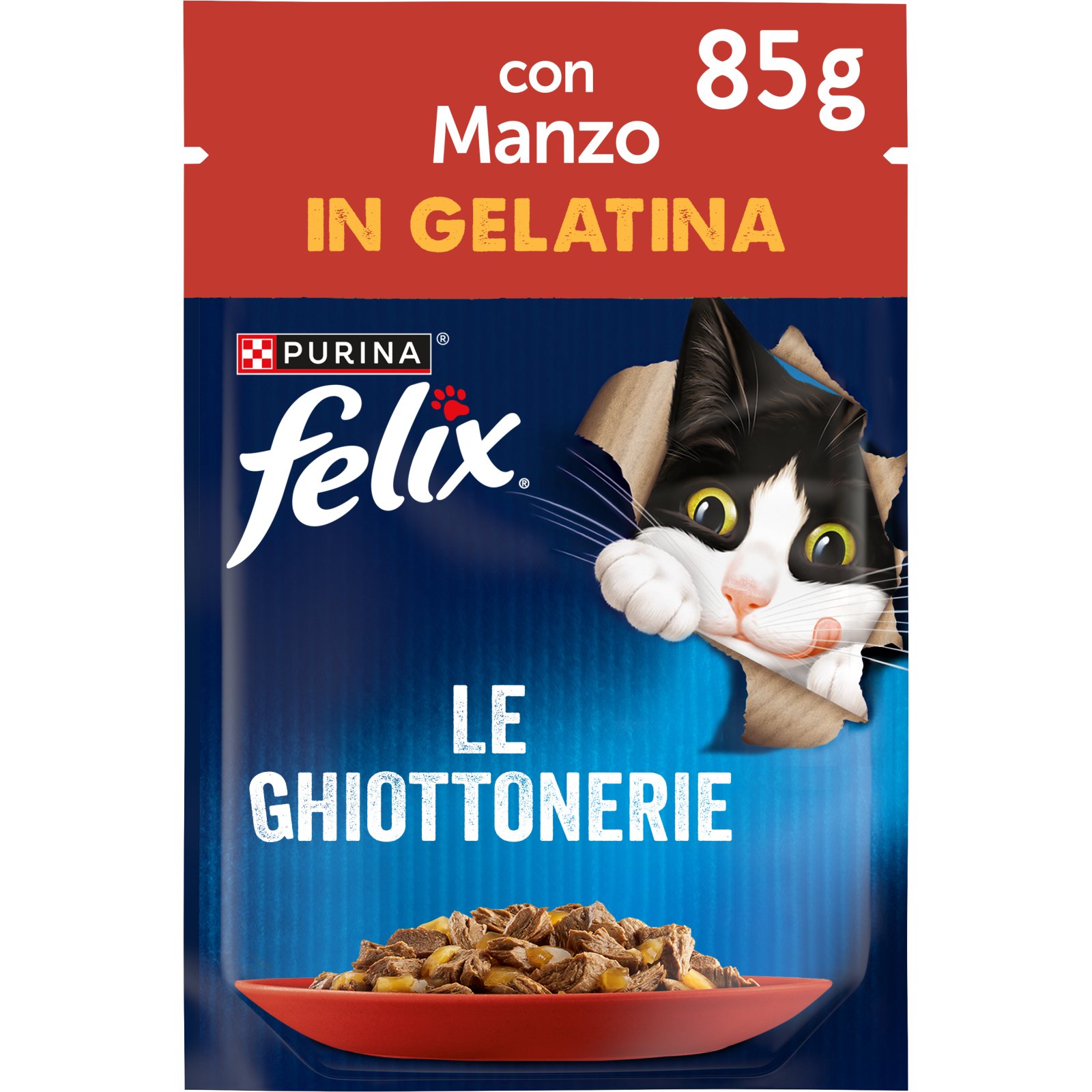 Γατοτροφή AGAIL Βοδινό σε Ζελέ 85g