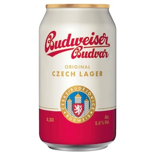 BUDWEISER | Μπύρα Budweiser Budvar Κουτί 330ml