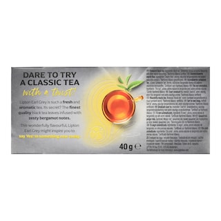 LIPTON | Τσάι Earl Grey Περγαμόντο 25 Τεμάχια