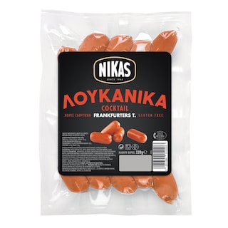 ΝΙΚΑΣ | Sausages Frankfurt Cocktail Party 220g