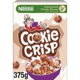 COOKIE CRISP | Δημητριακά Ολικής Άλεσης Μπισκότο Κακάο 375gr