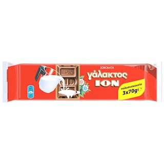 ΙΟΝ | Σοκολάτα Γάλακτος 3x70g