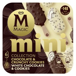MAGIC | Παγωτό Ξυλάκι Mini Chocolate Crunchy Cookies Multipack 6x45g