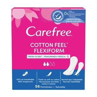 CAREFREE | Σερβιετάκια Flexi Form Fresh 56 Τεμάχια