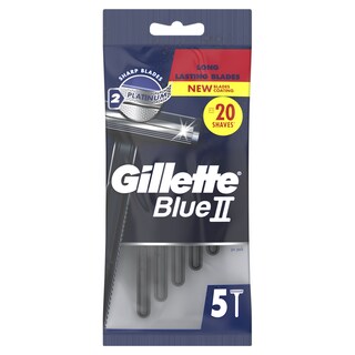 GILLETTE | BLUE II | Ξυριστική Μηχανή Μιας Χρήσης 5 Τεμάχια