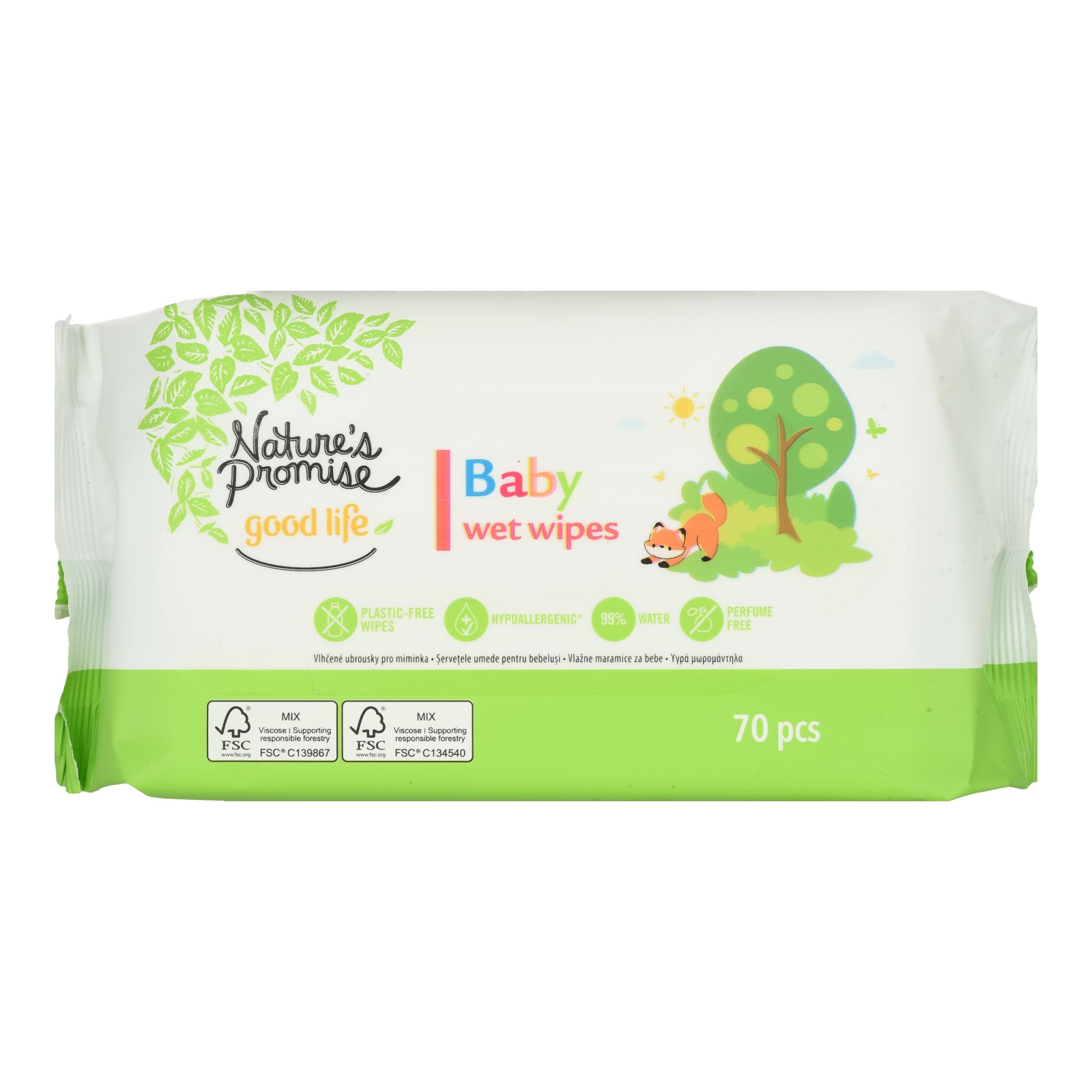 NATURE'S PROMISE Μωρομάντηλα 70 Τεμάχια
