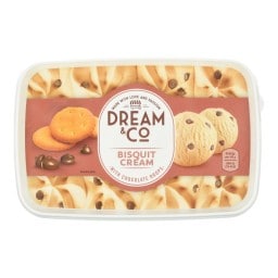 DREAM & CO | Παγωτό Μπισκότο Κομμάτια Σοκολάτας 550g