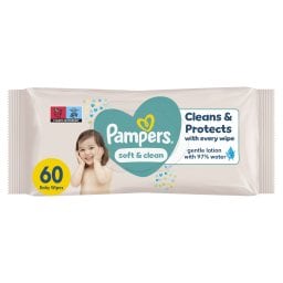 PAMPERS | Μωρομάντηλα Soft & Clean 60 Τεμάχια