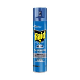 RAID | Εντομοκτόνο Spray Κουνούπια Μύγες 300ml