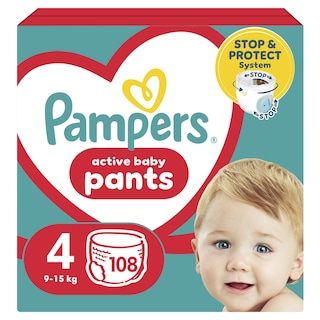 PAMPERS | Πάνες Βρακάκι Pants Νο4 108 Τεμάχια