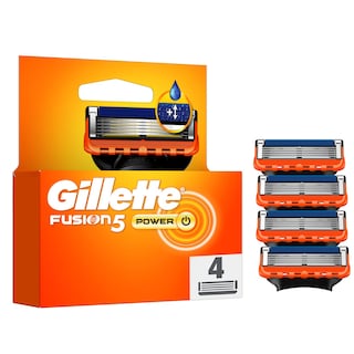 GILLETTE | FUSION POWER | Ανταλλακτικά Ξυριστικής Μηχανής 4 Τεμάχια