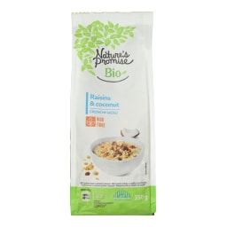 NATURES PROMISE BIO | Μούσλι Bio Σταφίδες Καρύδα 350g